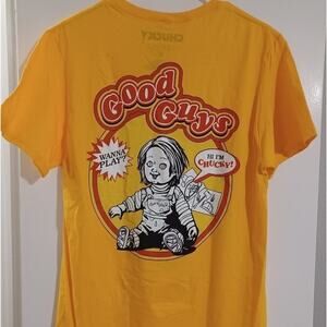 Chucky Shirt Yellow sz: MEDIUM